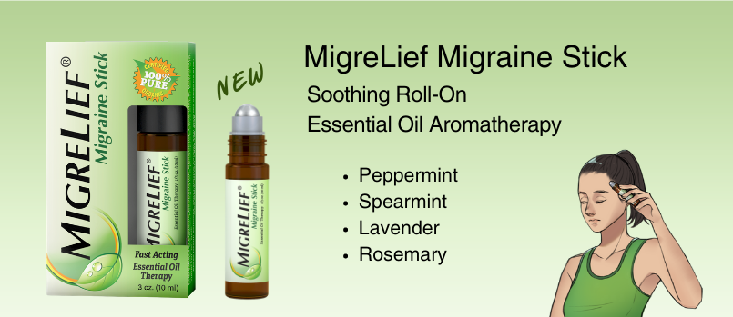 Refresh Migraine Roll on Stick Essential Oil Blend For Headache